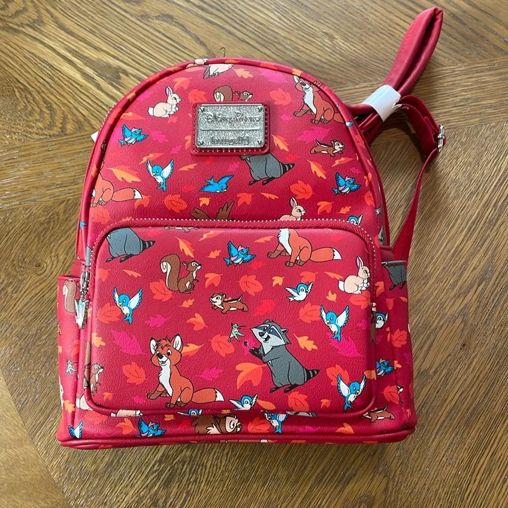 NWT, Loungefly Forest Friends mini backpack